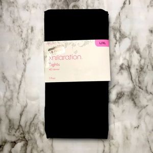 Women’s Tights Black L/XL 40 Denier - Xhilaration